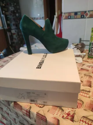 Botines Bimba y Lola Verdes Talla 39