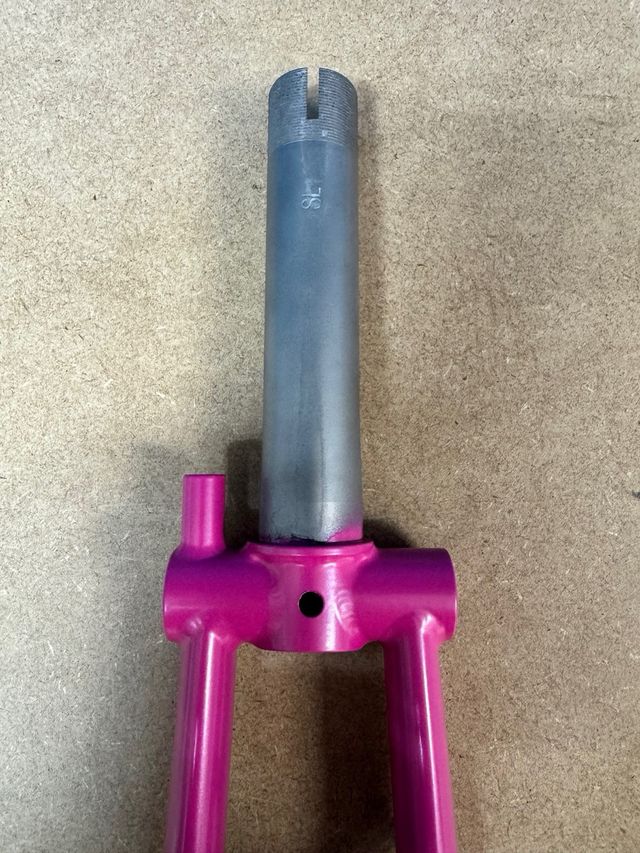 Horquilla Brompton Titanio Rosa Fucsia