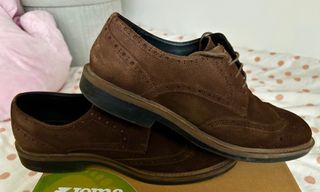 Zapatos Álvaro Moreno Ante Marrón Talla 44