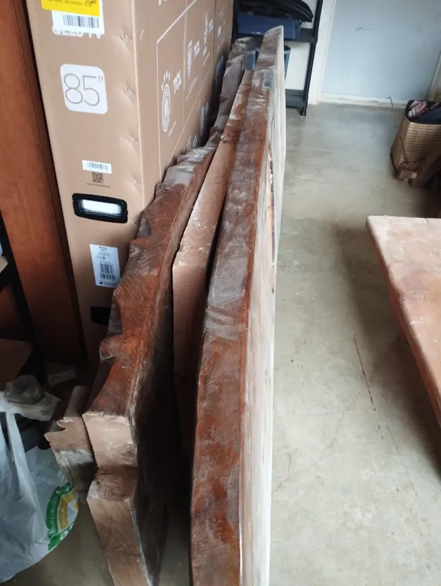 Antigua recepción hotel 100 años roble macizo