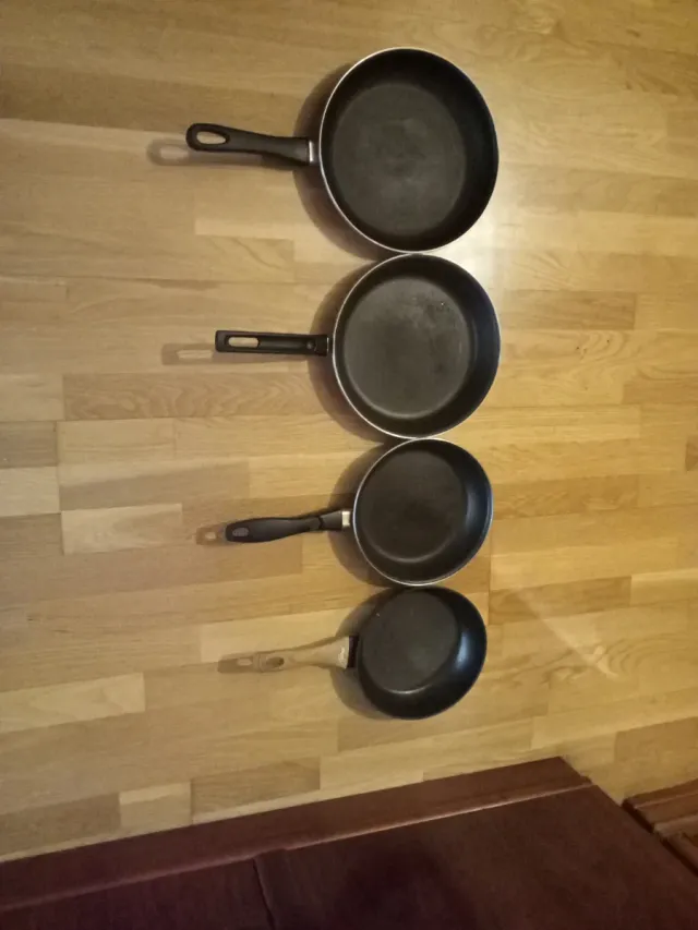 Lote 4 sartenes varios tamaños