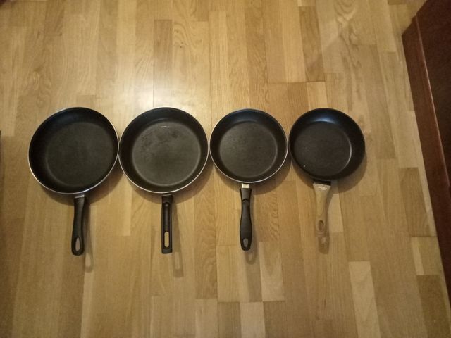 Lote 4 sartenes varios tamaños