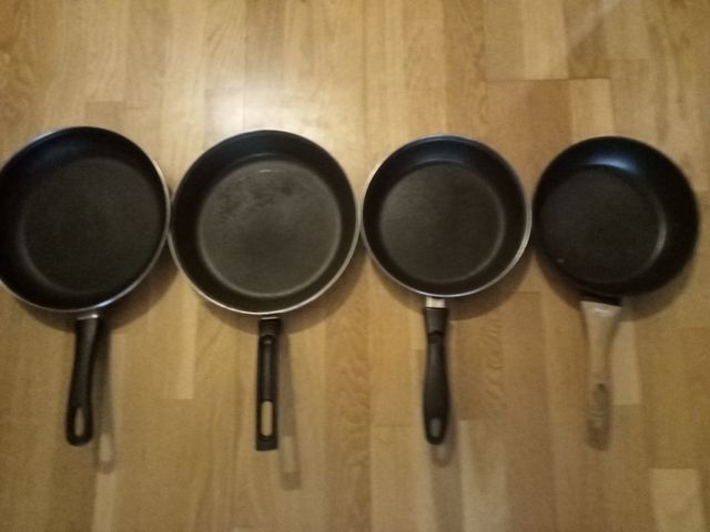 Lote 4 sartenes varios tamaños
