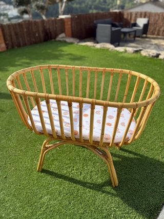 Moisés de caña con colchón