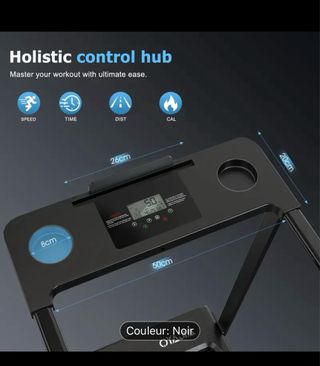 Cinta de correr plegable y compacta