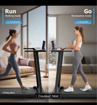 Cinta de correr plegable y compacta