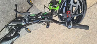 Bicicleta 24 Negra y Verde