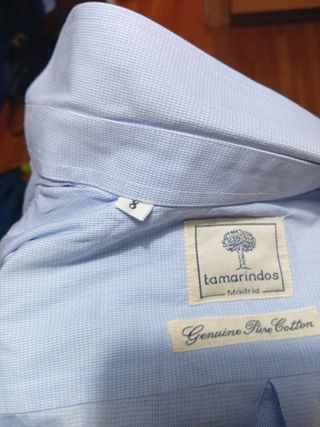 Camisa Tamarindos azul T8