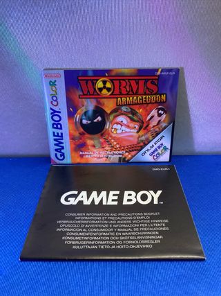 JUEGO PAL EUR GAME BOY COLOR WORMS ARMAGEDDON