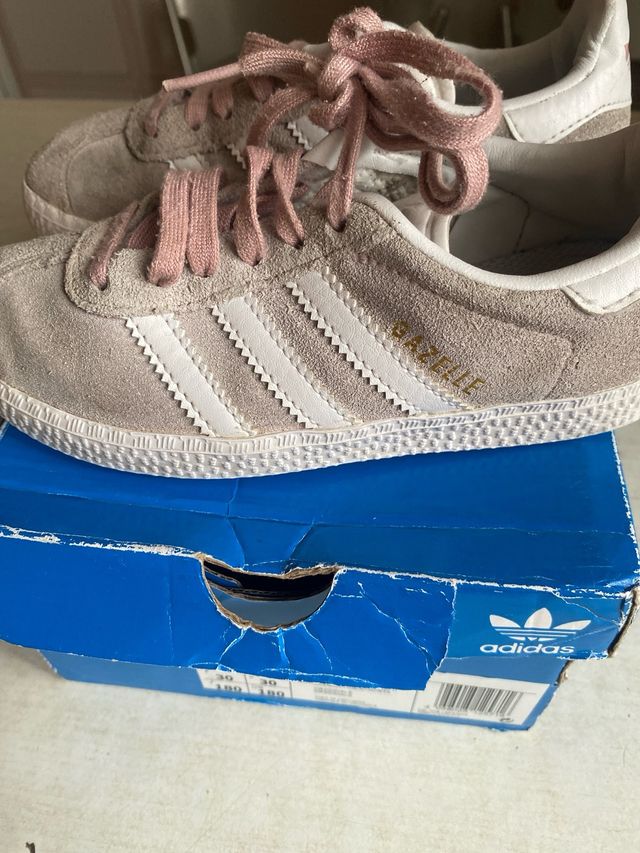 Scarpe Adidas Gazelle beige/rosa