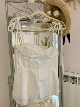 Top tirantes Zara blanco