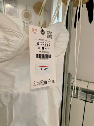 Top tirantes Zara blanco