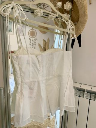 Top tirantes Zara blanco