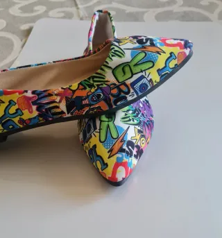 Ballerine donna fantasia graffiti