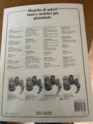 Partituras Piano Dmitri Kabalevski Op. 27