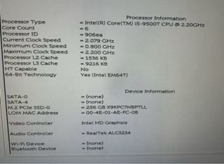 Mini PC Dell Optiplex 7070 core i5 9500T