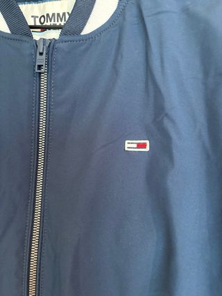 Cazadora Bomber Tommy Hilfiger Azul y Blanca nueva