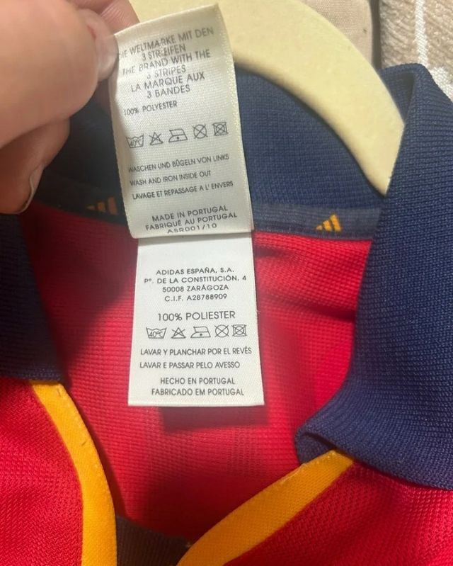 Camiseta Adidas España original   Eurocopa 2000