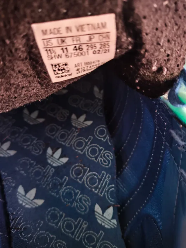 Zapatos Adidas Hombre Talla 46 Azul Multicolor