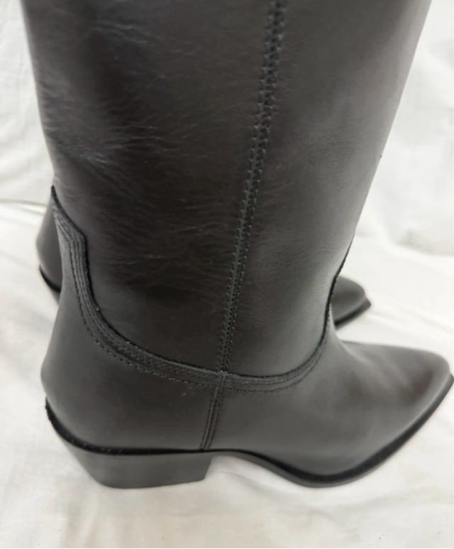 Botas cowboy piel Zara talla 36