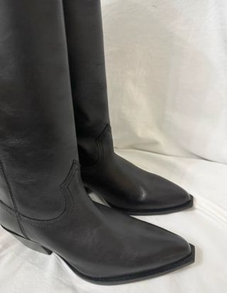 Botas cowboy piel Zara talla 36