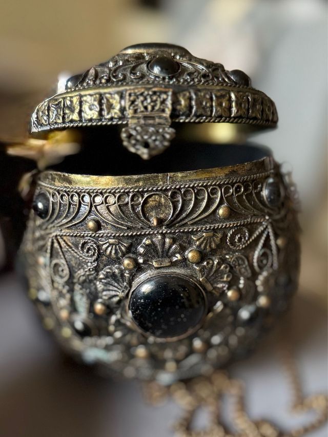 Bolso Rígido Ceremonia Dorado