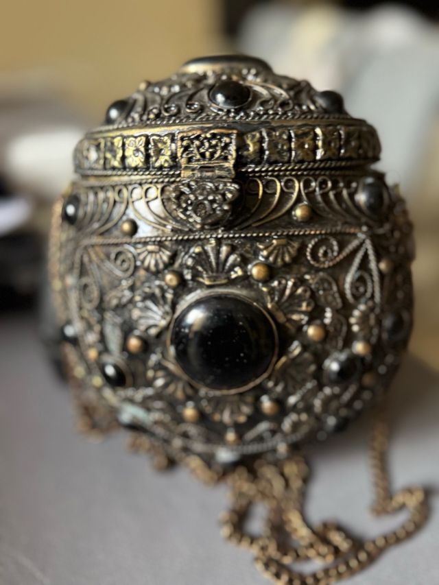 Bolso Rígido Ceremonia Dorado