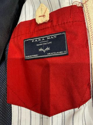 Abrigo Zara Negro Cuello Alto Piel Sintética