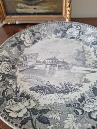 Plato Llano de Colección Pierre-Joseph Boch