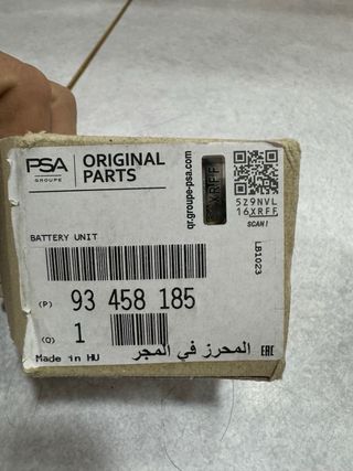 Sensor Batería PSA 93 458 185 Nuevo