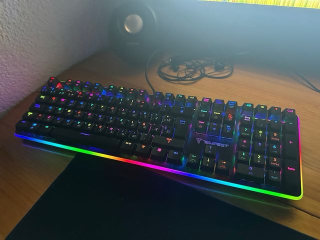 Teclado Mecánico Gaming Tempest Diablo RGB Nuevo!!