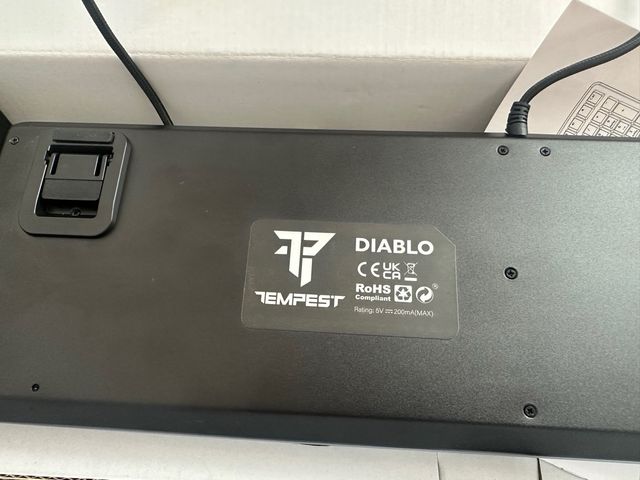 Teclado Mecánico Gaming Tempest Diablo RGB Nuevo!!
