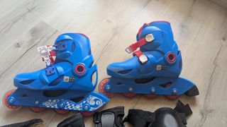 Patines Oxelo Play 3 Niños Talla 32-34 Azul