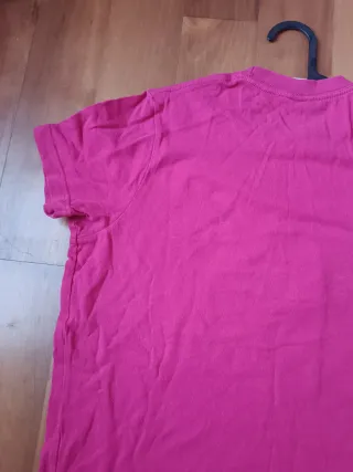 Camiseta Hollister Rosa Talla S