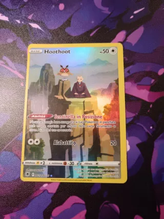 Hoothoot Illustrazione Rara - Pokémon TG12/TG30