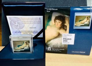 Moneda 10€ Goya La maja desnuda 2019