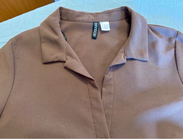 Camicia donna Divided marrone