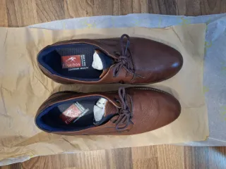 Zapatos Fluchos Hombre Piel Marrón