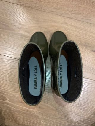 Botas Bimba y Lola verdes talla 39
