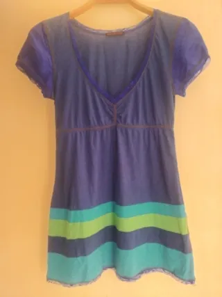 Camiseta De Diseño Custo Barcelona azul