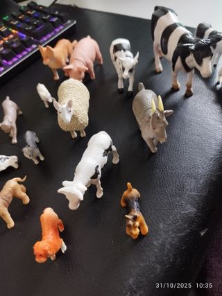 Lote muñecos granja animales juguete