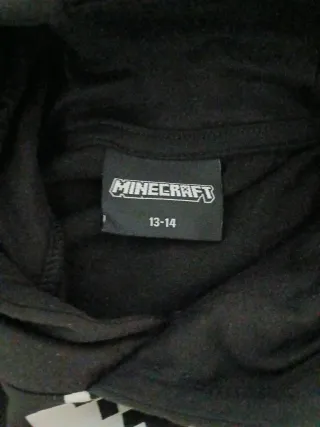 Sudadera Minecraft 13,14 años 
