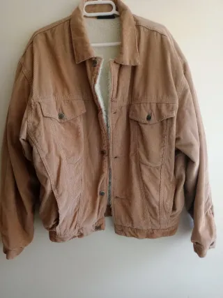 Cazadora de pana beige