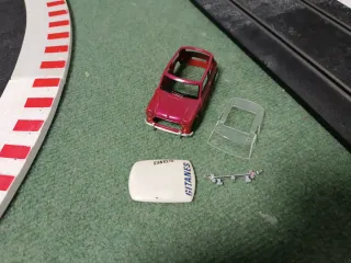 Mini Scalextric Coche y Accesorios