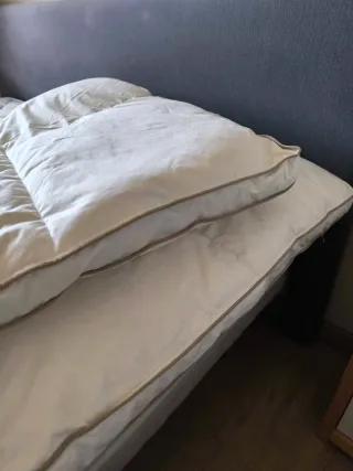 Sobrecolchón Plumas IKEA KVALSUND muy calentito