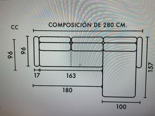 Sofá seccional beige con chaise lounge