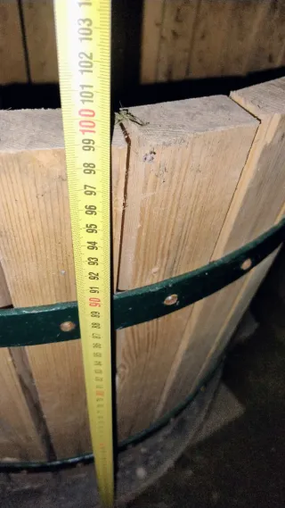 Prensa de uvas de madera, lajareta.