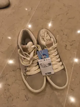 Zapatillas niña caña alta So Tigh talla 37