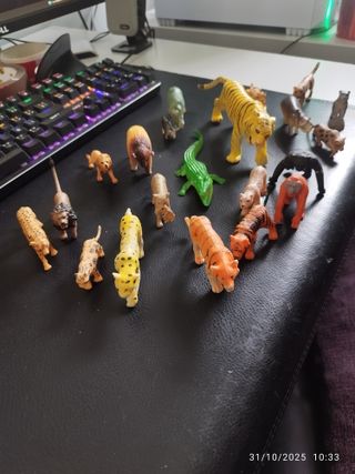 Lote animales salvajes figuras