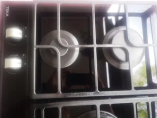 Placa de gas Teka cristal negro